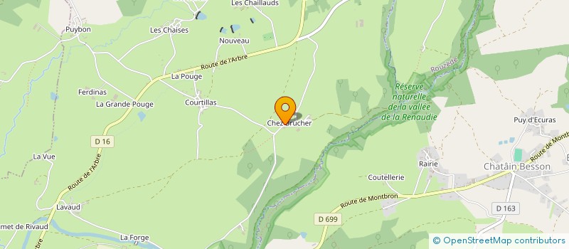 localisation de l'entreprise MADAME FIONA COLE  MONTBRON