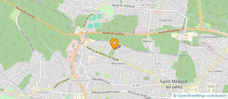 localisation de l'entreprise MADAME FIONA DECIS  SAINT AUBIN DE MEDOC