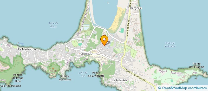 localisation de l'entreprise MADAME FIONA DOS SANTOS à HYERES