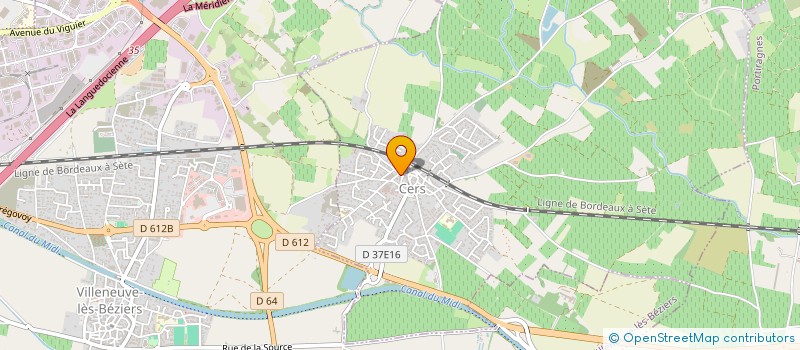 localisation de l'entreprise MADAME FIONA EL AHMADI  BEZIERS