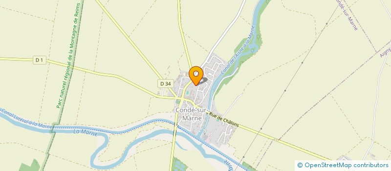 localisation de l'entreprise MADAME FIONA FAUVET  CONDE-SUR-MARNE