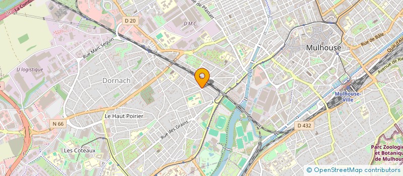 localisation de l'entreprise MADAME FIONA FERRARA  MULHOUSE