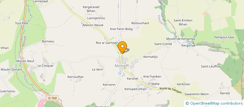 localisation de l'entreprise MADAME FIONA GAZZARD  MOTREFF