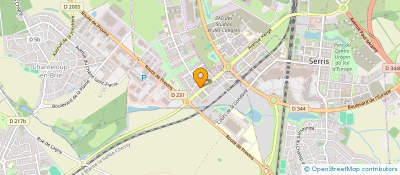 localisation de l'entreprise MADAME FIONA GIMARD  MONTEVRAIN