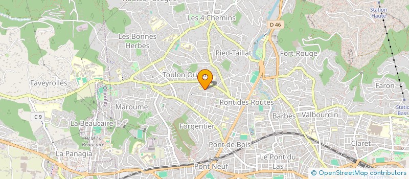 localisation de l'entreprise MADAME FIONA GIORDANO  TOULON