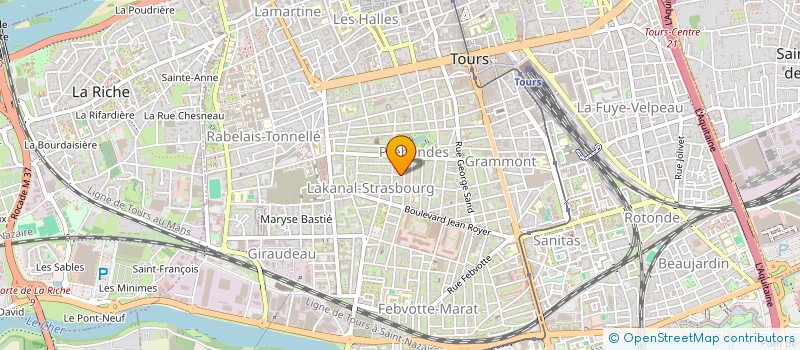 localisation de l'entreprise MADAME FIONA GIRARD à TOURS