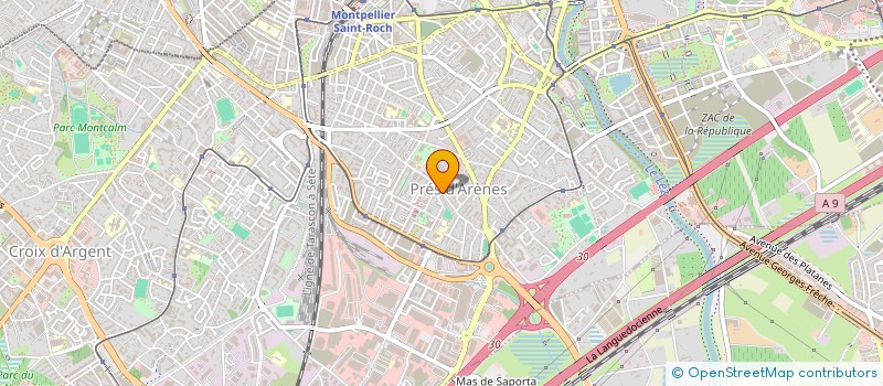localisation de l'entreprise MADAME FIONA GUILLAUME  MONTPELLIER