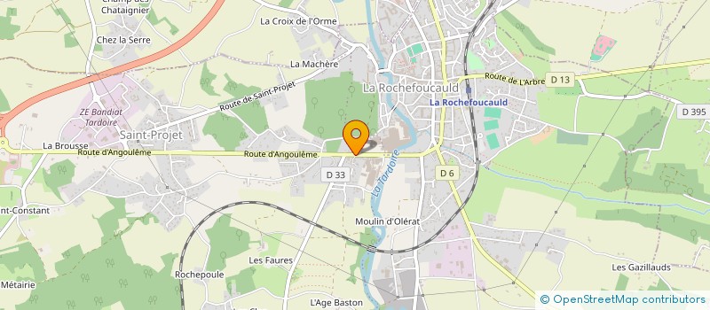 localisation de l'entreprise MADAME FIONA JUNE CHAPMAN à LA ROCHEFOUCAULD-EN-ANGOUMOIS