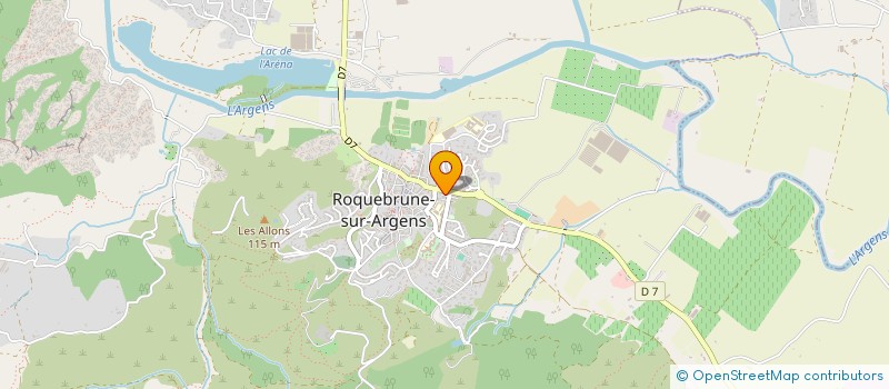 localisation de l'entreprise MADAME FIONA KENNEDY à ROQUEBRUNE-SUR-ARGENS
