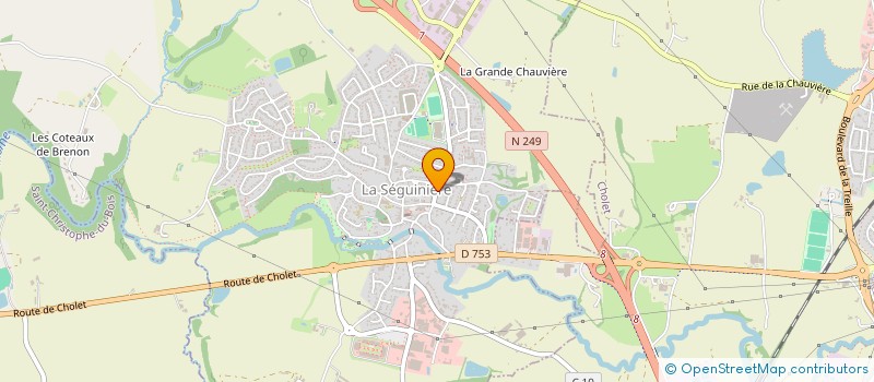 localisation de l'entreprise MADAME FIONA L'HOMMELET  LA SEGUINIERE