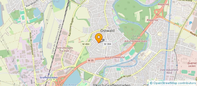 localisation de l'entreprise MADAME FIONA LACHEVRE  OSTWALD