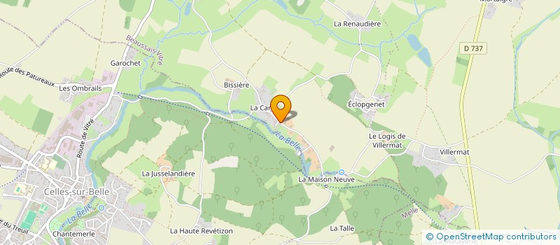 localisation de l'entreprise MADAME FIONA LAURIN  BEAUSSAIS-VITRE