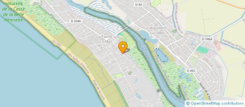 localisation de l'entreprise MADAME FIONA LAURIOL  L'AIGUILLON-LA-PRESQU'ILE