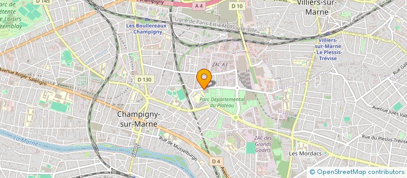 localisation de l'entreprise MADAME FIONA LE PETIT  CHAMPIGNY-SUR-MARNE