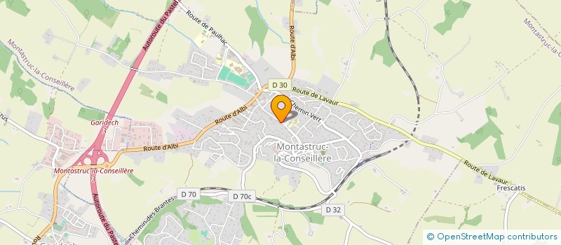 localisation de l'entreprise MADAME FIONA LEAUSTIC  MONTASTRUC-LA-CONSEILLERE