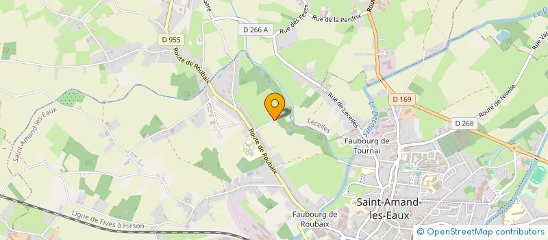 localisation de l'entreprise MADAME FIONA LEIGH  SAINT-AMAND-LES-EAUX