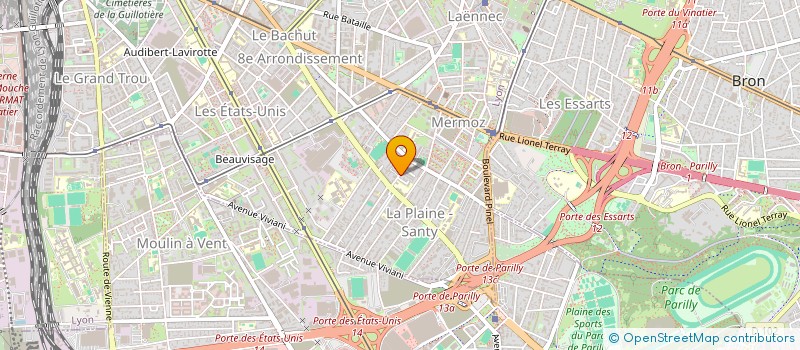 localisation de l'entreprise MADAME FIONA LETTE  LYON