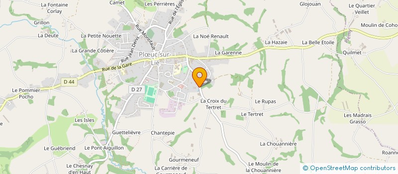 localisation de l'entreprise MADAME FIONA MAHE  PLOEUC-L'HERMITAGE