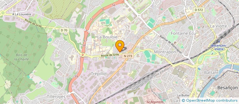 localisation de l'entreprise MADAME FIONA MAROTTA à BESANCON