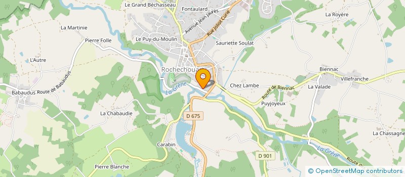 localisation de l'entreprise MADAME FIONA MARSH à ROCHECHOUART