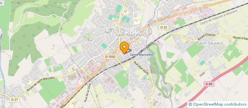 localisation de l'entreprise MADAME FIONA MORENAS  SAINT-MARCELLIN