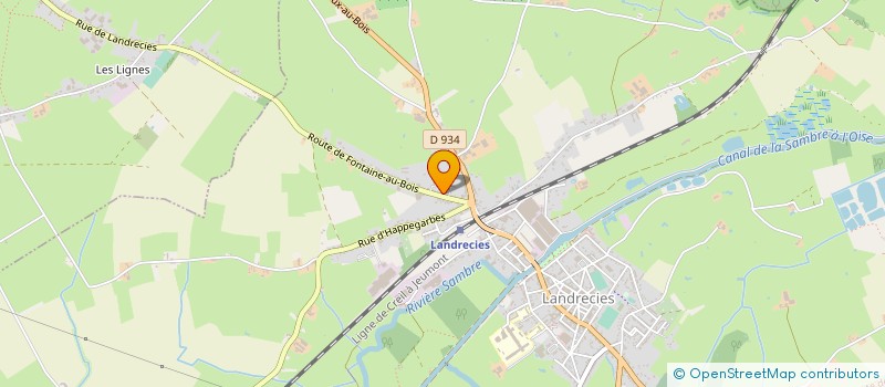 localisation de l'entreprise MADAME FIONA OGER à LANDRECIES