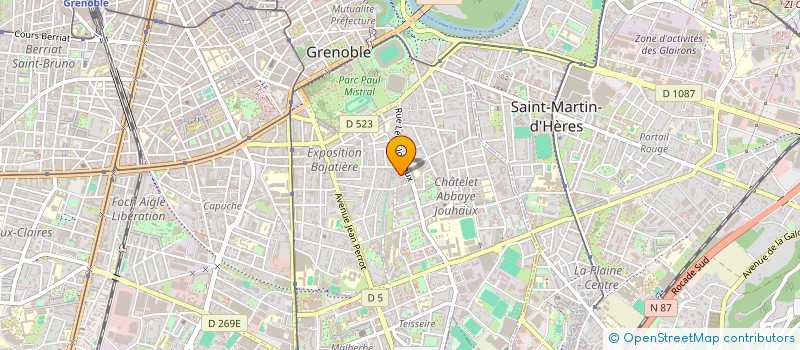 localisation de l'entreprise MADAME FIONA OLLIVIER à GRENOBLE