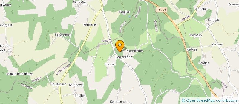 localisation de l'entreprise MADAME FIONA OVERTON  GUILLIGOMARC'H