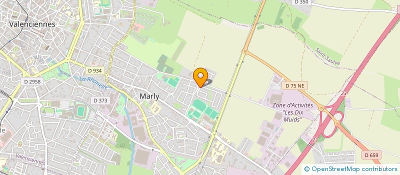 localisation de l'entreprise MADAME FIONA PARASCANDOLO  MARLY