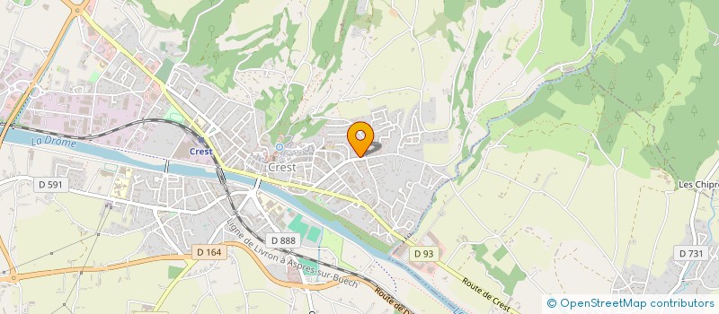 localisation de l'entreprise MADAME FIONA PARKER  CREST