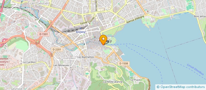 localisation de l'entreprise MADAME FIONA PLANQUOIS à ANNECY