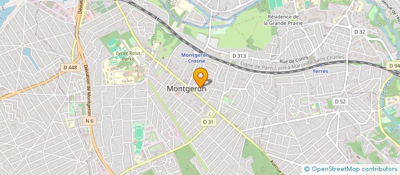 localisation de l'entreprise MADAME FIONA RICKARDS à MONTGERON