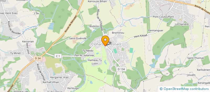 localisation de l'entreprise MADAME FIONA RIDSDILL SMITH  CLOHARS-FOUESNANT