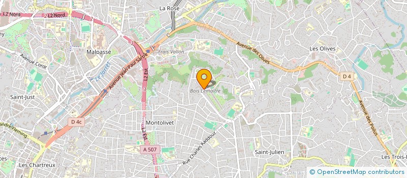 localisation de l'entreprise MADAME FIONA SABATE à MARSEILLE 12EME
