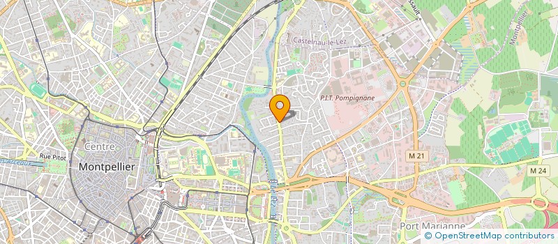 localisation de l'entreprise MADAME FIONA SANTORO à MONTPELLIER