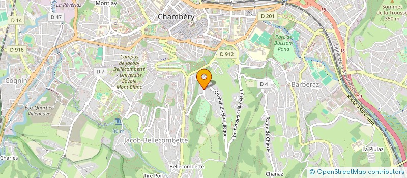 localisation de l'entreprise MADAME FIONA SCOTTI-PETER  CHAMBERY