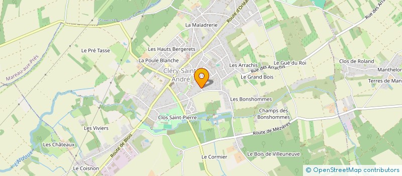 localisation de l'entreprise MADAME FIONA SENOTIER  CLERY-SAINT-ANDRE