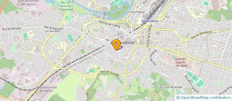 localisation de l'entreprise MADAME FIONA SOURISSEAU à ANGOULEME