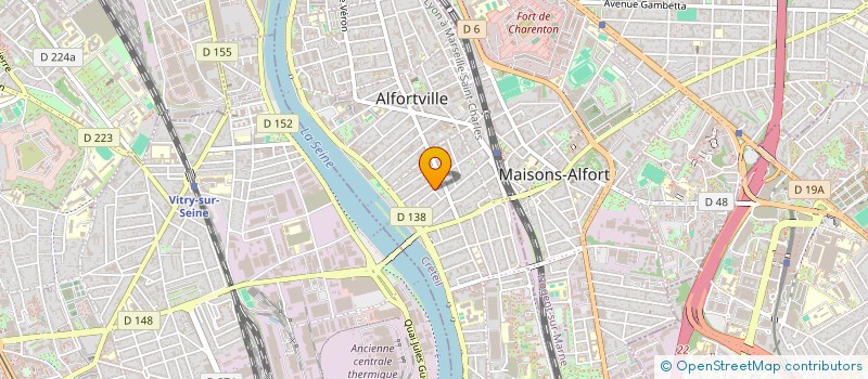 localisation de l'entreprise MADAME FIONA THOMANN à ALFORTVILLE