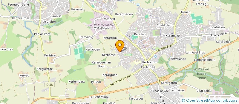 localisation de l'entreprise MADAME FIONA TRANCHART  PLOUZANE