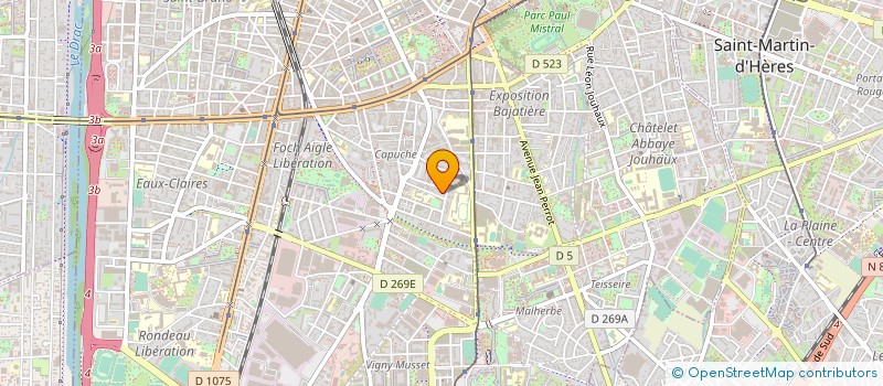 localisation de l'entreprise MADAME FIONA VALLIER à GRENOBLE