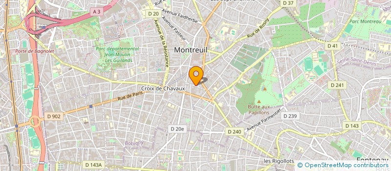 localisation de l'entreprise MADAME FIONA VOLLBORTH  MONTREUIL
