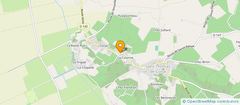 localisation de l'entreprise MADAME FIONA WILDE  SAINT-THOMAS-DE-CONAC