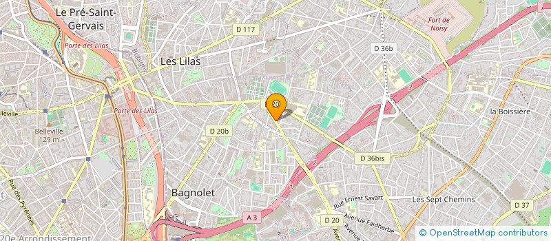 localisation de l'entreprise MADAME FIONA ZERAH à BAGNOLET