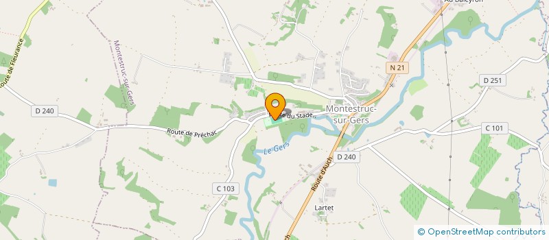 localisation de l'entreprise MADAME FIORELLA RUAS  PRECHAC