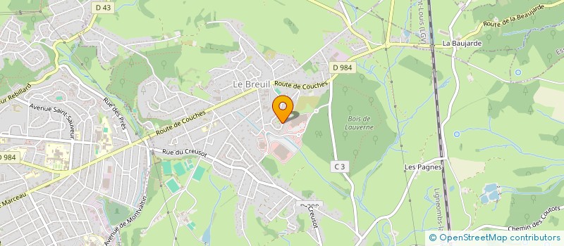 localisation de l'entreprise MADAME FIORINA CAPUTO  LE BREUIL