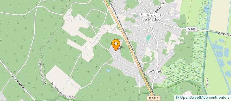 localisation de l'entreprise MADAME FIORINE THIEBAUT  SAINT-VIVIEN-DE-MEDOC