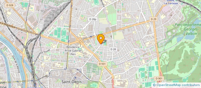 localisation de l'entreprise MADAME FIRDAOUSSE EL MAKAOUI à SAINT-DENIS