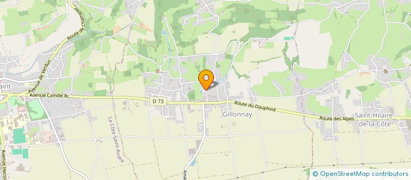 localisation de l'entreprise MADAME FIRMINE MENETRIER  GILLONNAY