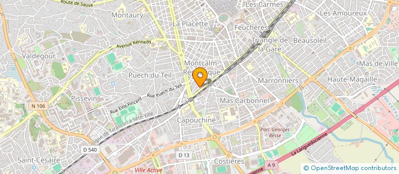 localisation de l'entreprise MADAME FJORALDA MARKJA  NIMES